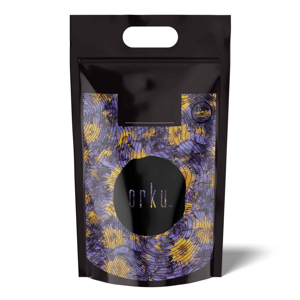 Orku 500g Blue Lotus Flowers - Dried Whole Open Lily Nymphaea Caerulea