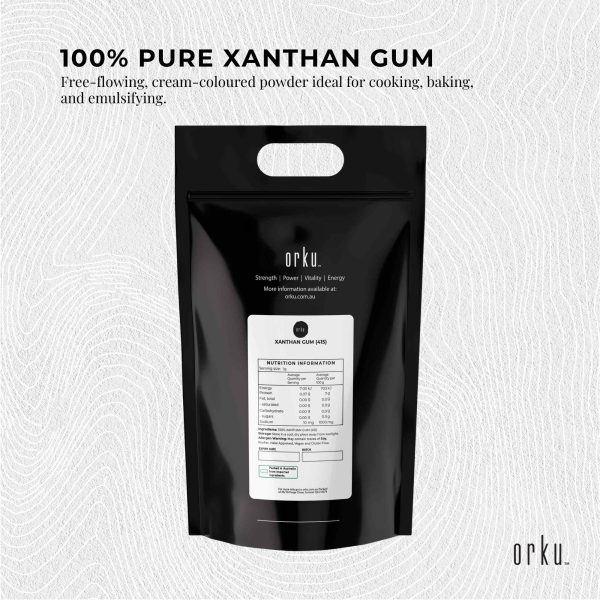 Orku 5Kg Xanthan Gum Thickener Pure Fine Powder 200 Mesh FCC E415 Food Additive - Image 3