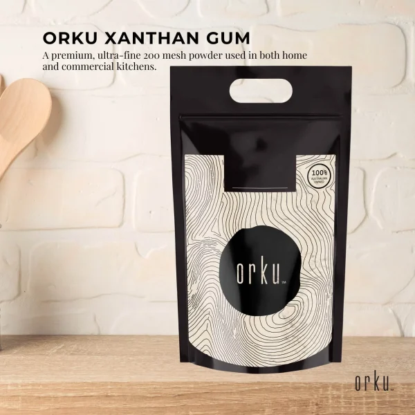 Orku 10Kg Xanthan Gum Thickener Pure Fine Powder 200 Mesh FCC E415 Food Additive - Image 2
