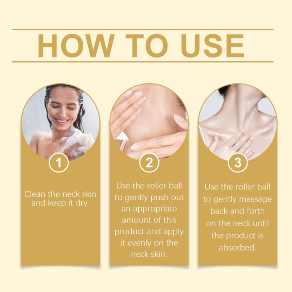 EELHOE The Roller Neck Cream, Gently Moisturizes And Cares For The Neck Skin, Making It Elastic, Smooth And Soothing. It Is A Hydrating Neck Cream - Image 6