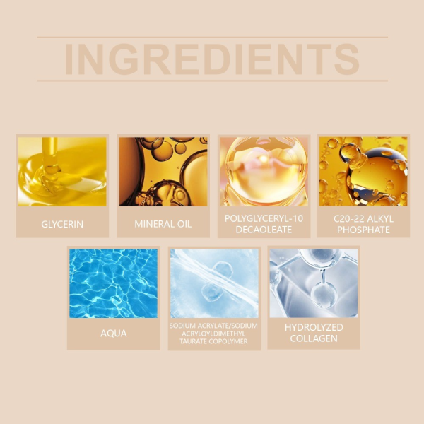 Hoygi Collagen Capsule Moisturizing And Hydrating Cream, Moisturizing And Lightening Fine Lines Skin Elastic Firming Cream - Image 6