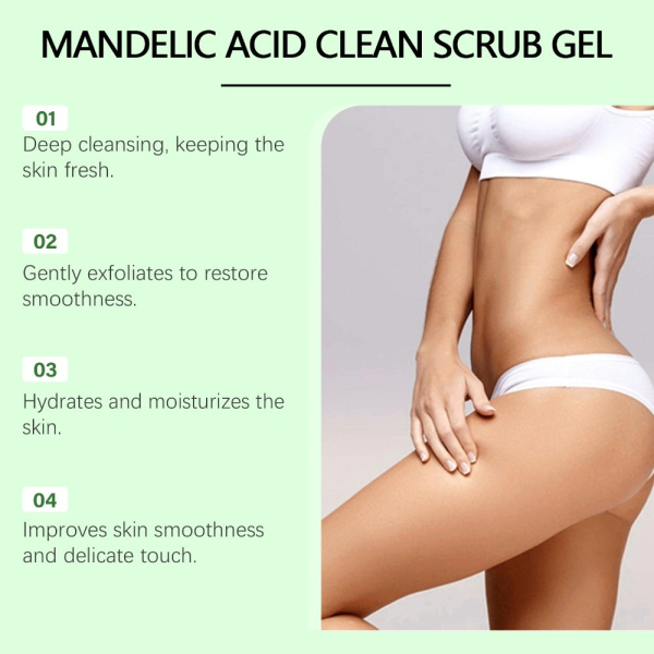 Hoygi Body Exfoliating Gel, Deep Cleansing Moisturizing Gentle Mud Scrub Exfoliating Dead Skin Clean Pores - Image 4