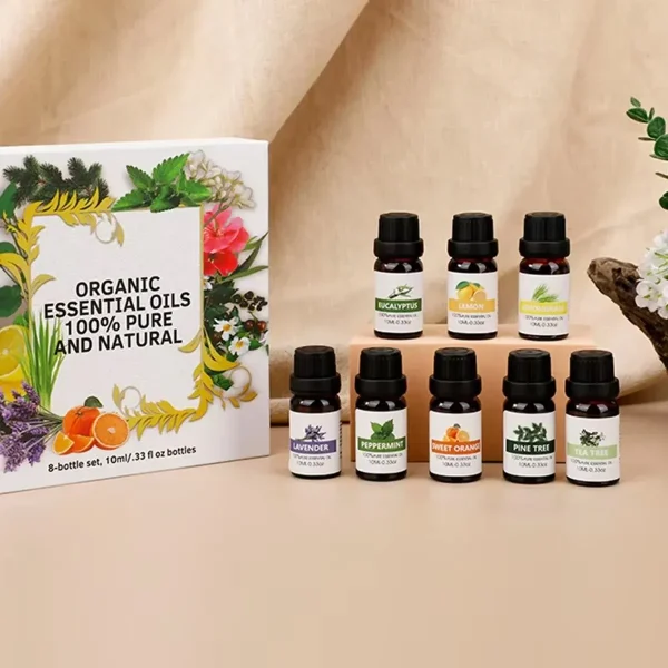 Essential Oil Set 8 Bottles Plant Aromatherapy Oils Natural Fragrance Diffuser - Image 11