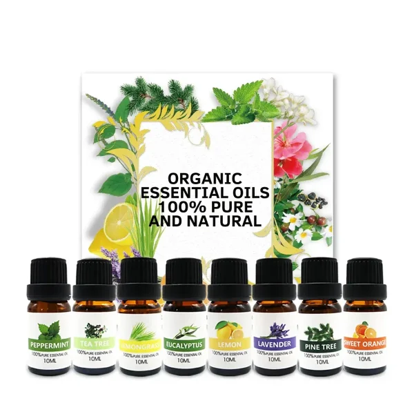 Essential Oil Set 8 Bottles Plant Aromatherapy Oils Natural Fragrance Diffuser - Image 12