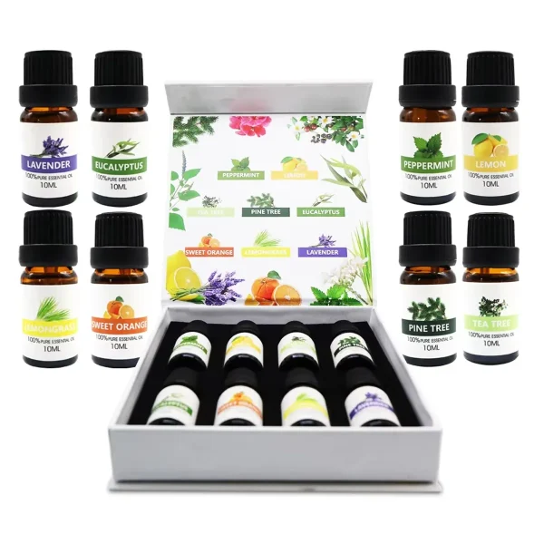 Essential Oil Set 8 Bottles Plant Aromatherapy Oils Natural Fragrance Diffuser - Image 15