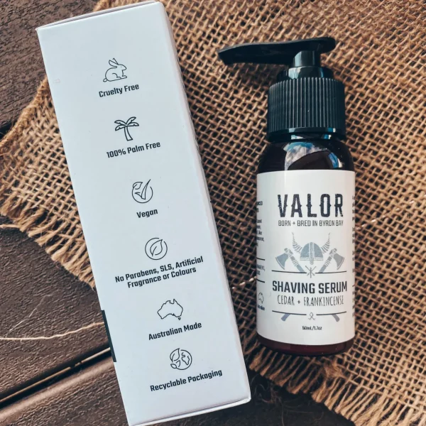 Organic Shaving Serum (Lime & Patchouli) - Image 2