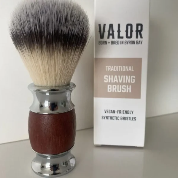 Shaving Brush Wooden (vegan) - Image 2