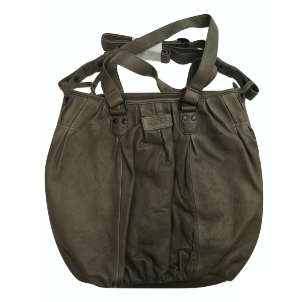 Premium Womens Leather Shoulder Bag Messenger Satchel Handbag Purse ITWB02 - Grey - Image 4
