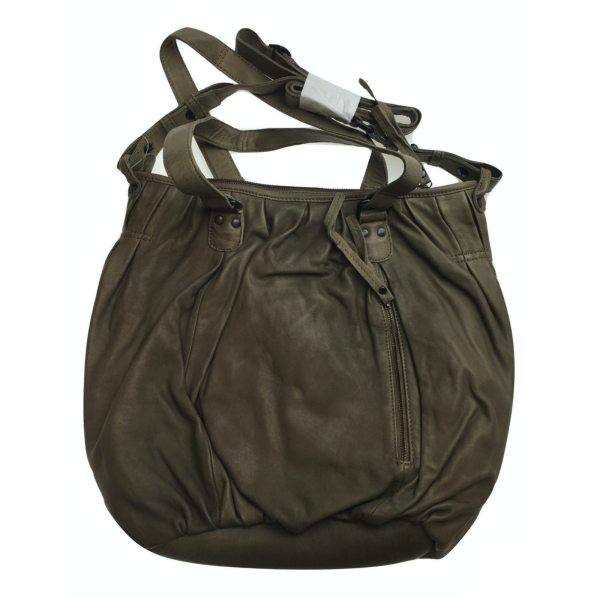 Premium Womens Leather Shoulder Bag Messenger Satchel Handbag Purse ITWB02 - Grey - Image 5