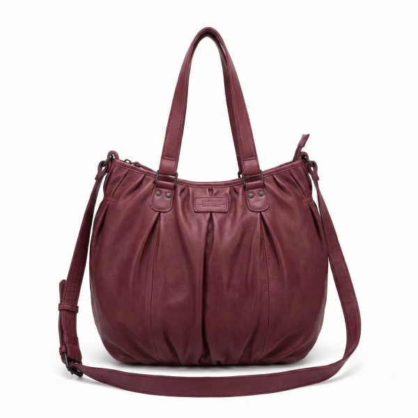 Premium Womens Leather Shoulder Bag Messenger Satchel Handbag Purse ITWB02 - Pink - Image 2