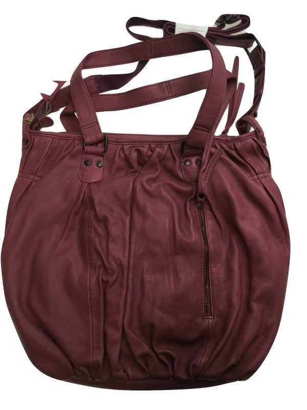 Premium Womens Leather Shoulder Bag Messenger Satchel Handbag Purse ITWB02 - Pink - Image 3