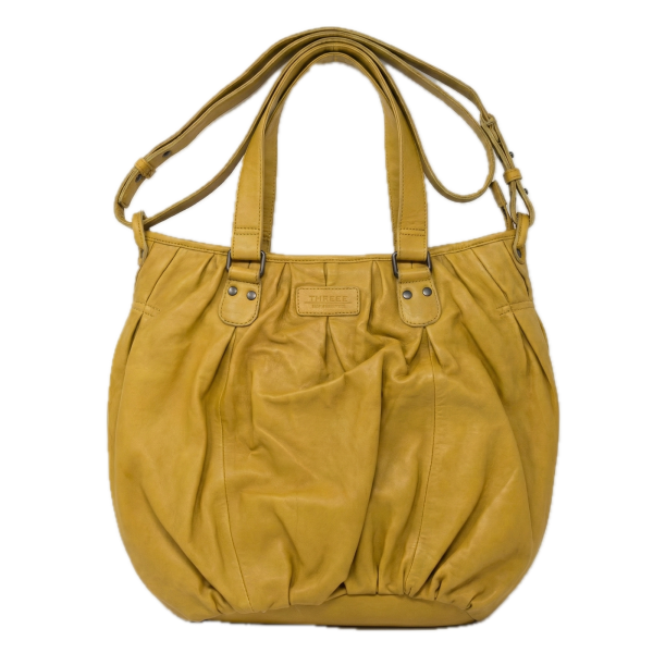 Premium Womens Leather Shoulder Bag Messenger Satchel Handbag Purse ITWB02 - Yellow - Image 2