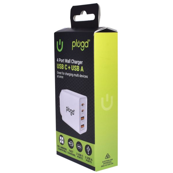 4 PORT WALL CHARGER USB C+USB A - Image 4
